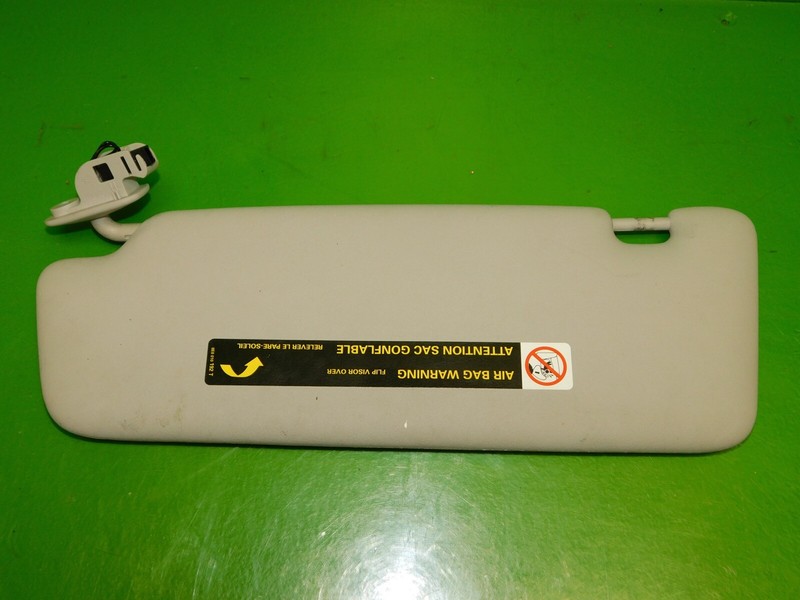 05-08 Audi A4 S line OEM passenger right sun visor blocker guard gray