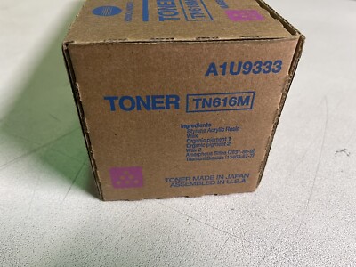 OEM Konica Minolta TN616M A1U9333 Toner Cartridge Bizhub C6000 C7000