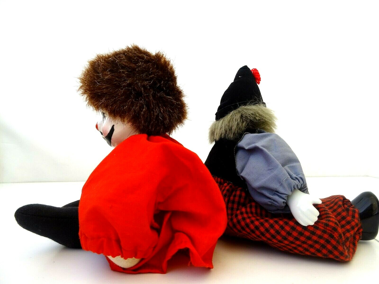 Clown Doll Costume Porcelain Sand Bag Body 9