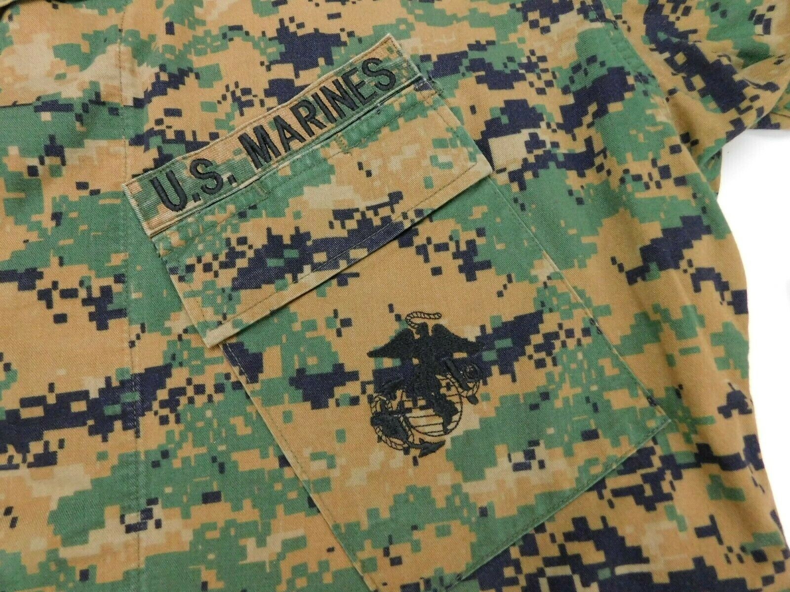 USMC US Marine Woodland Marpat Camo Blouse Coat MCCUU M Medium Regular