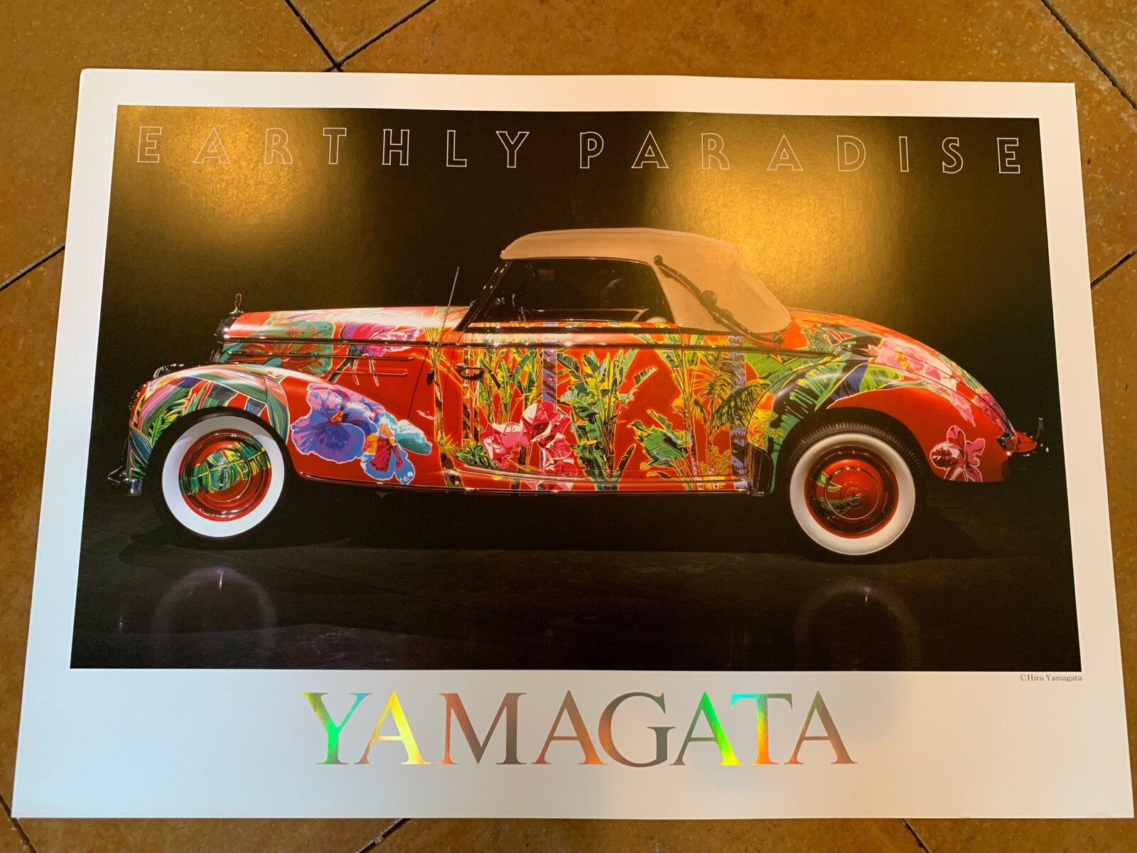 HIRO YAMAGATA EATHLY PARADISE 33×42 ㎝ Hiro Yamagata Poster 