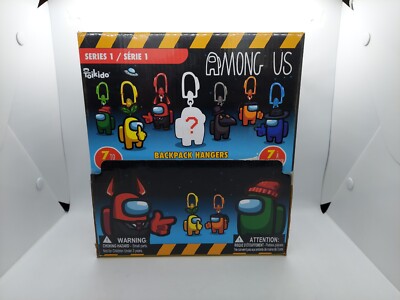 Toikido - Among Us Mystery Backpack Clip Figurine Series 1 Case Of 12 Pcs