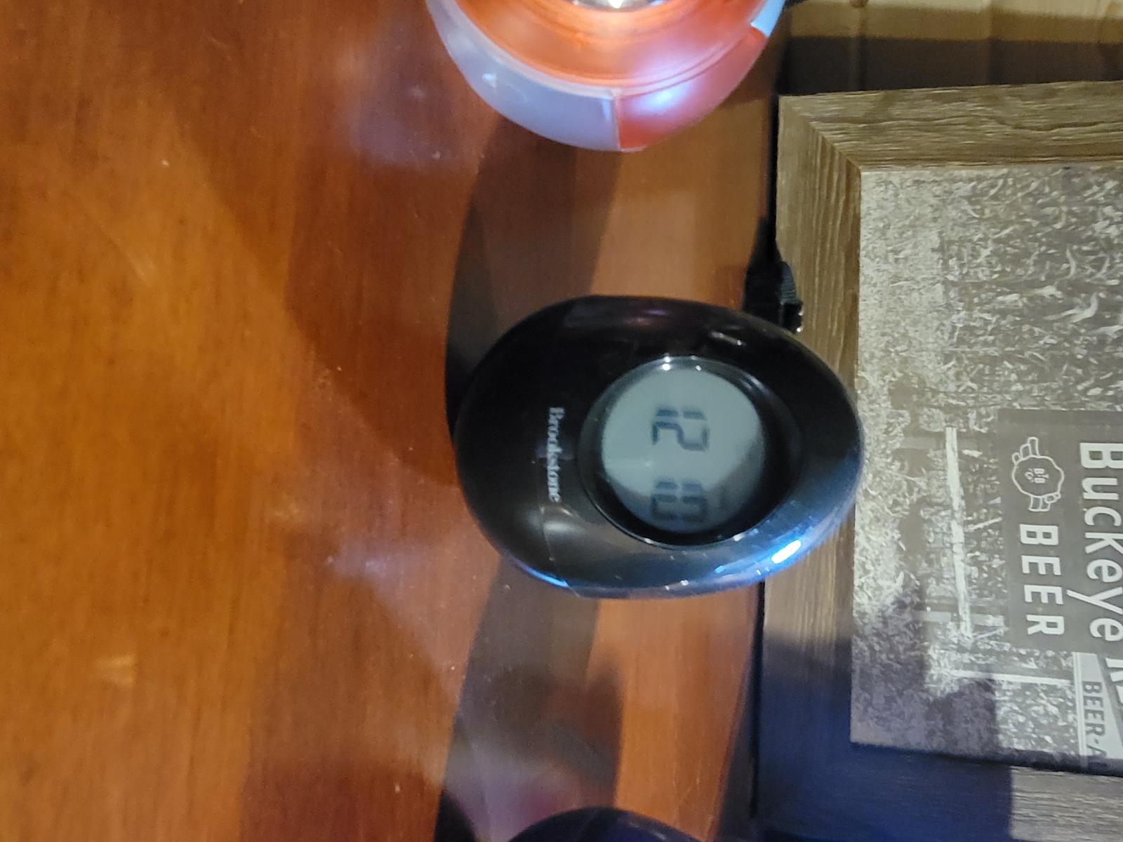 Brookstone BOB Black Oval Egg 5-in-1 Wobble Clock | eBay