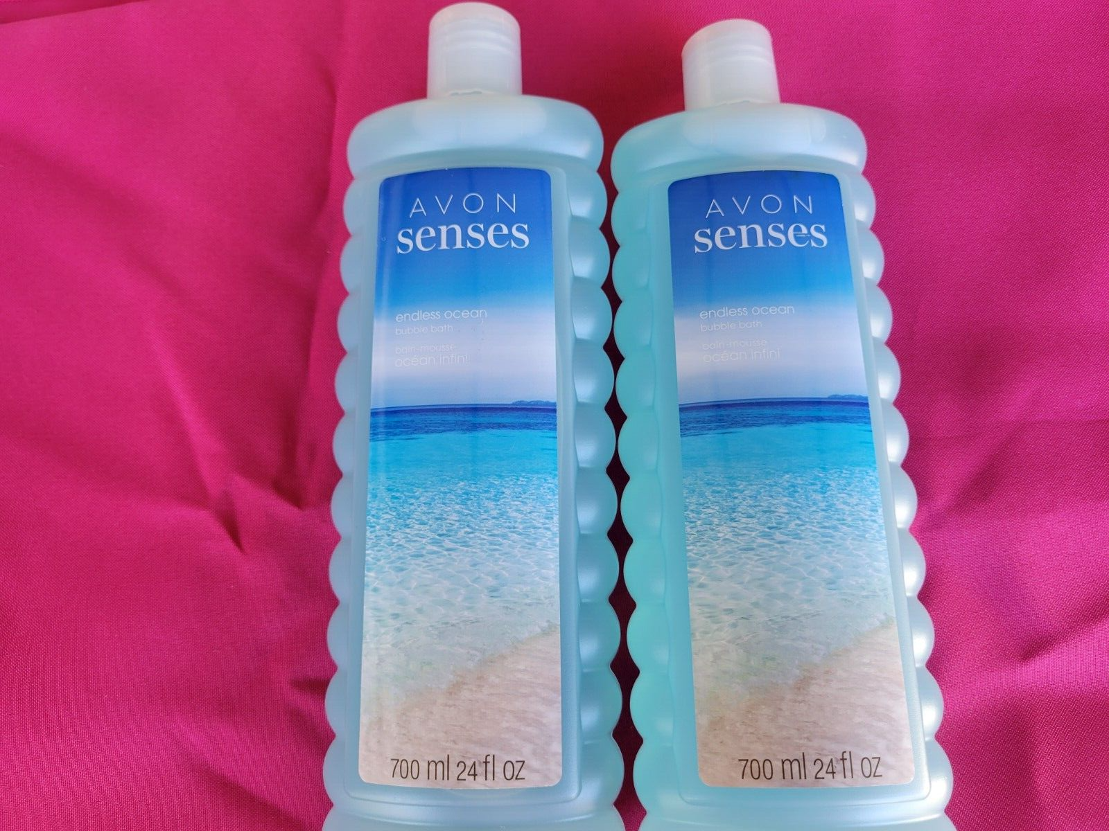 Lot of 2  Avon Senses Endless Ocean Bubble Bath 24 oz. NEW