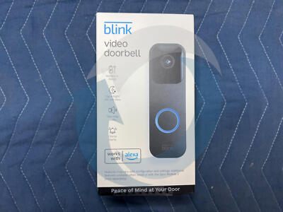 New - Blink Video Doorbell | Two-way audio, HD video, motion and chime app