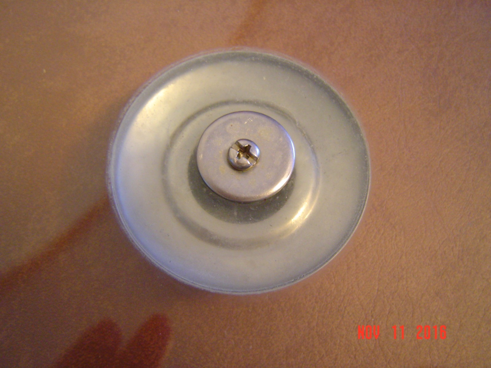 Vintage Stainless Steel & Glass Lid