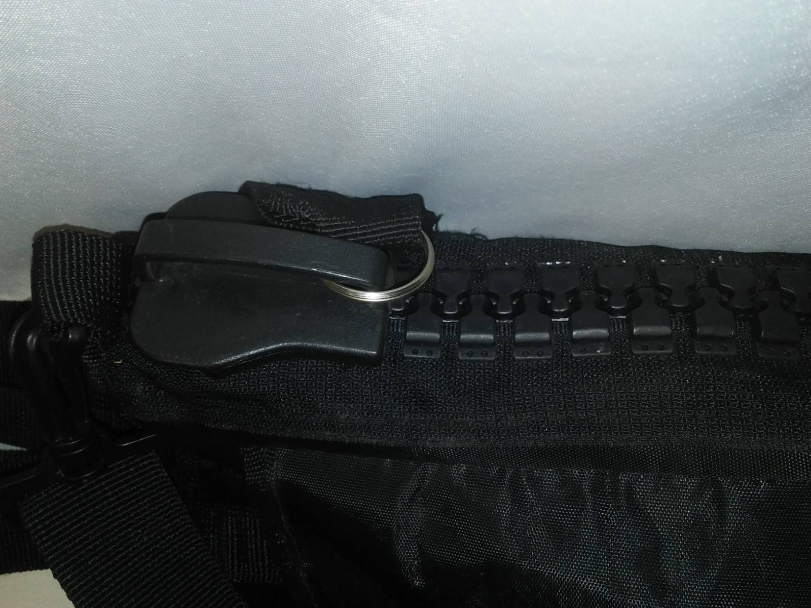 AMITIZA SHOULDER BAG monster zipper Advertising Pharmaceutical rep bag black