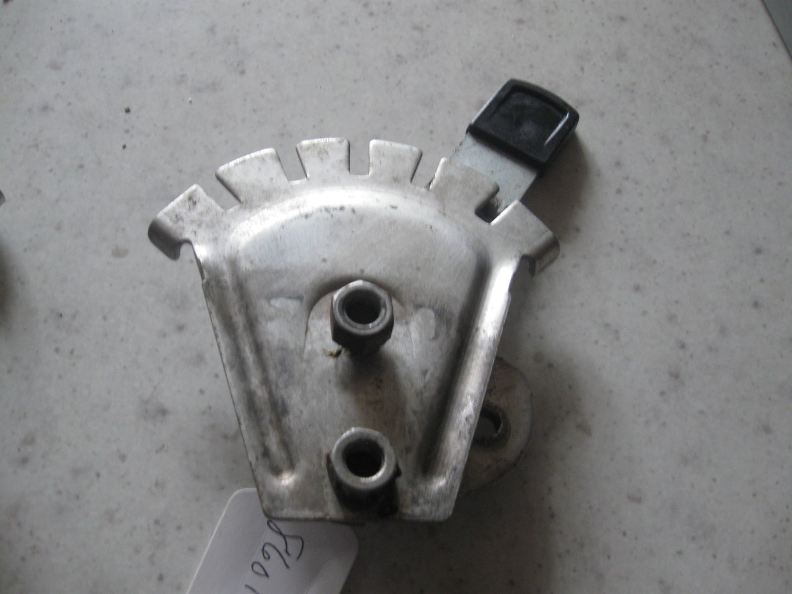 Lawn Boy Wheel height Bracket, Spring and Backing Plate. 282231,608833. #lb15-3