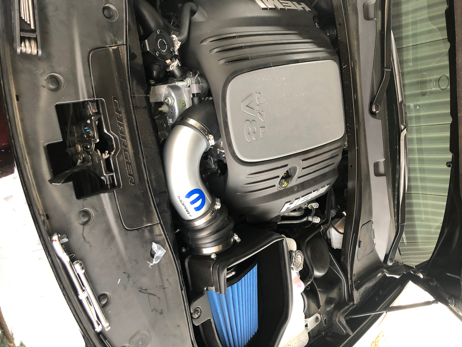 77070044ad 5 7l hemi cold air intake for dodge challenger charger
