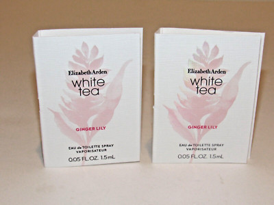 2 Elizabeth Arden White Tea Ginger Lily Eau de Toilette 0.1 Oz TOTAL Fragrance