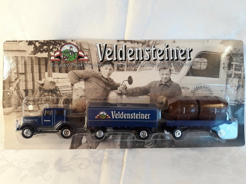 Biertruck Werbetruck Lkw Zugmaschine Oldtimer Mit 2 HÃ¤Ngern Veldensteiner FÃ¤Sser