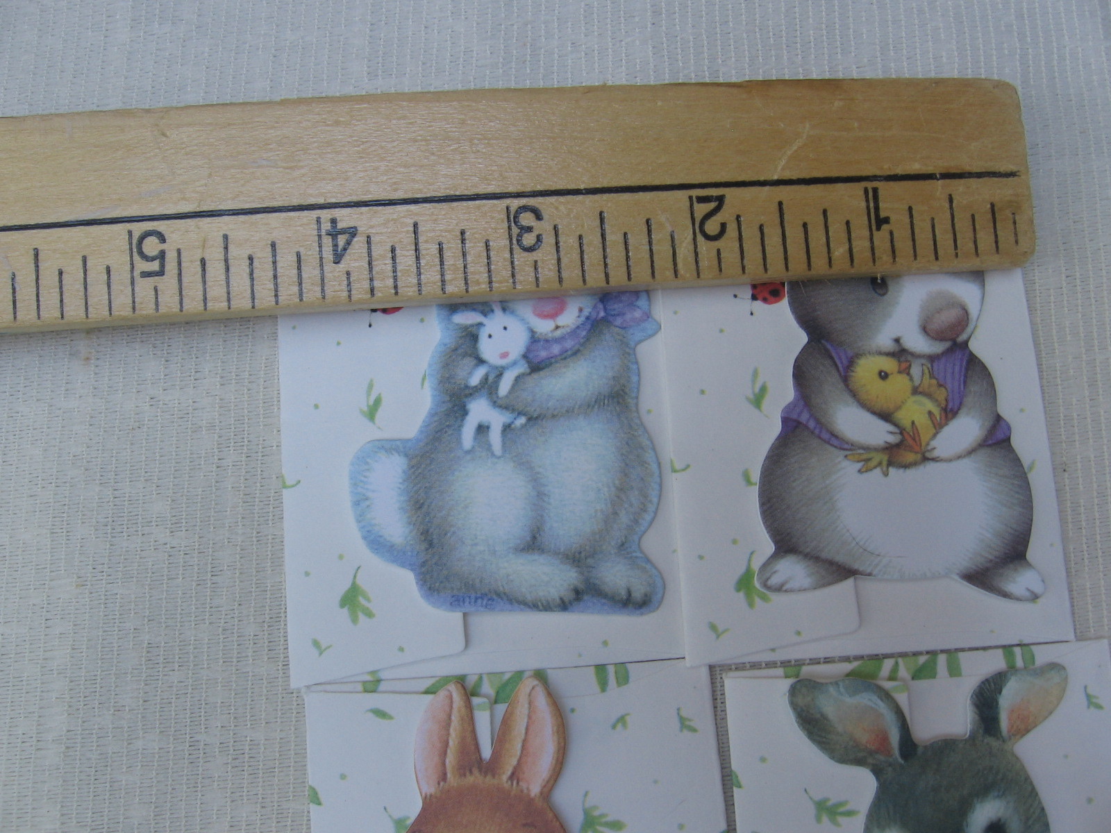 4 Small Hallmark Gift Cards Boy Themed Rabbits 2