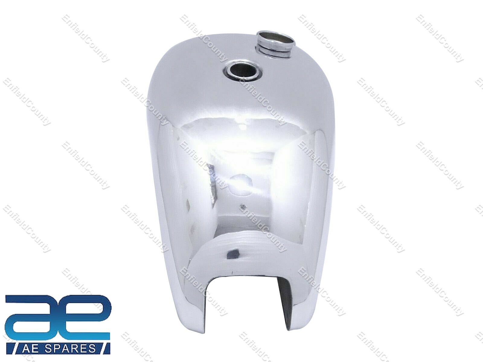 Fuel Petrol Tank Alloy Without Badges Holes For Triumph T140 OIF US Version 