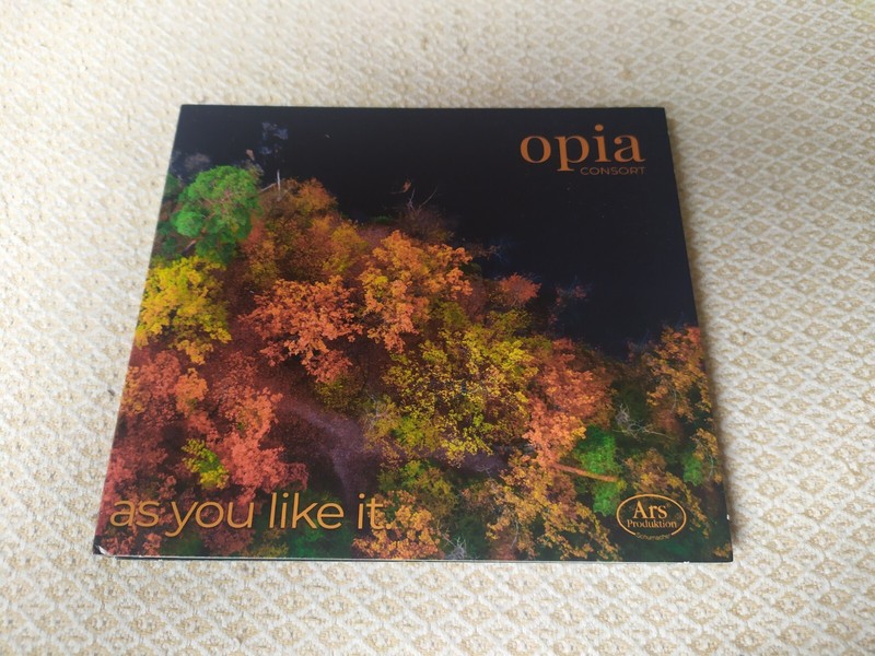 Opia Consort : As You Like It - Attaignant, Marenzio, Picchi, Marini... - Cd Ars