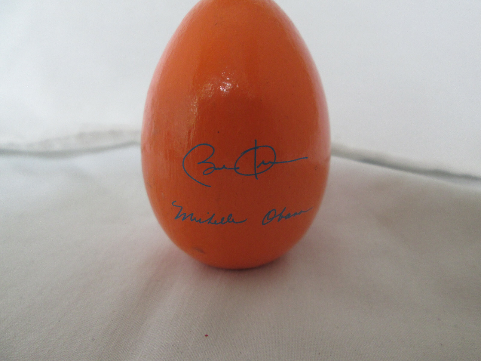 2011 2013 2014 White House Easter Egg Roll Barack Michelle Obama Wood Egg Signed