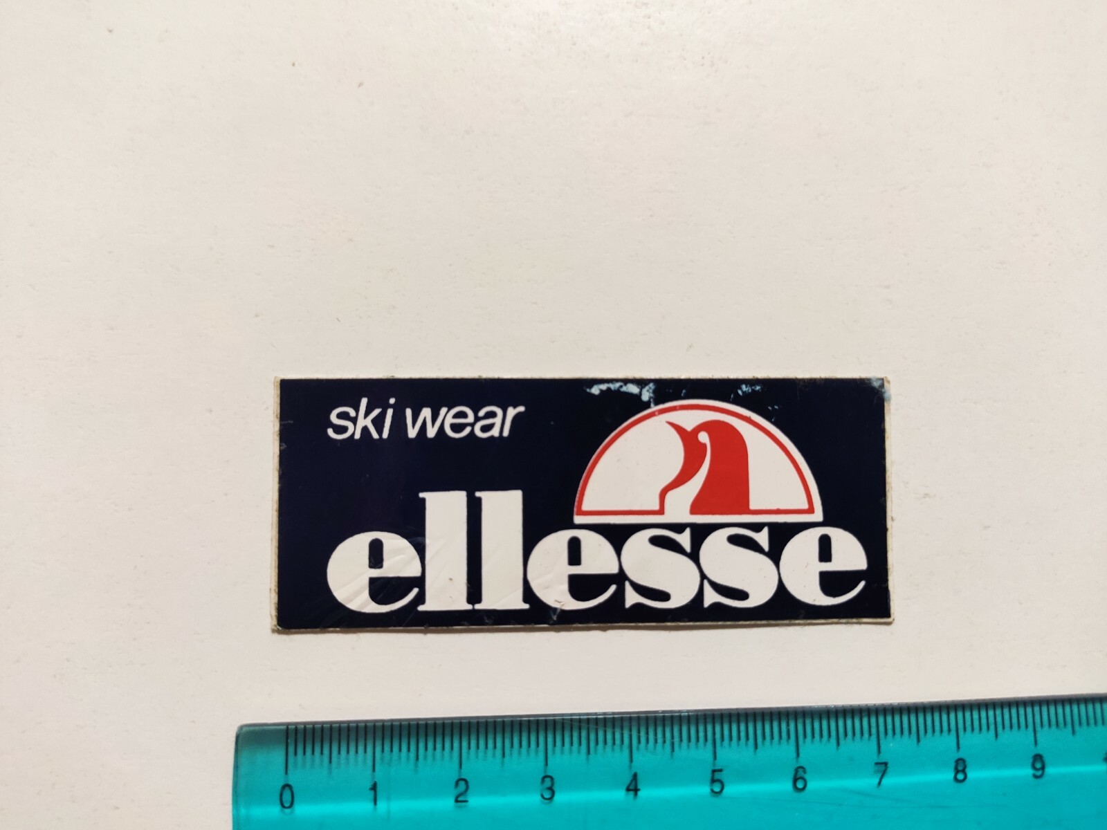Ellesse Ski Wear Sticker Autocollant Aufkleber Vintage 80s