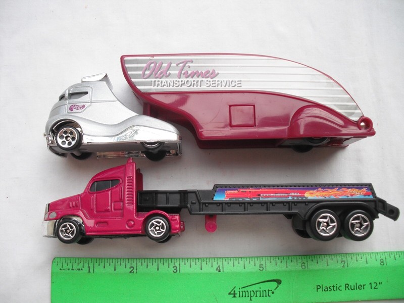 Old Times Transport Service, Semi Truck, Tractor Trailer