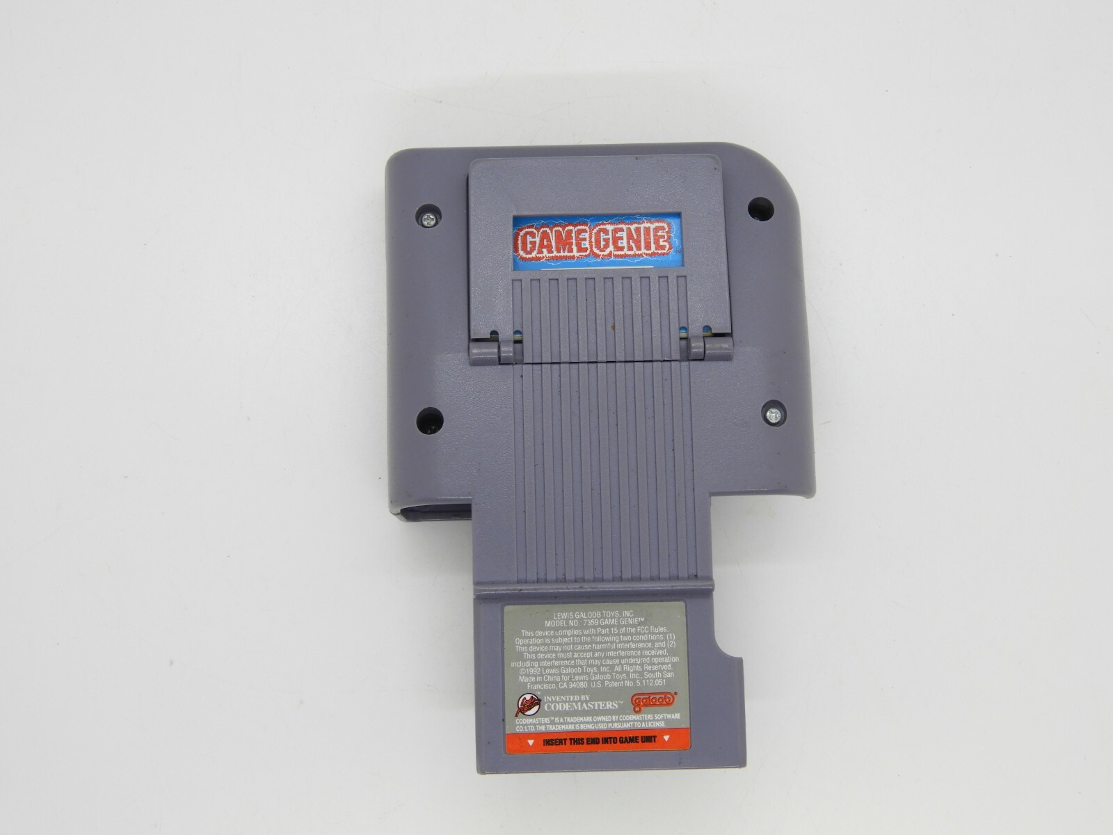 NINTENDO GALOOB NES GAME GENIE #