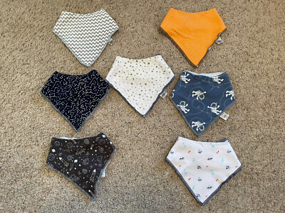 Set of 7 boys bibs  HB brand