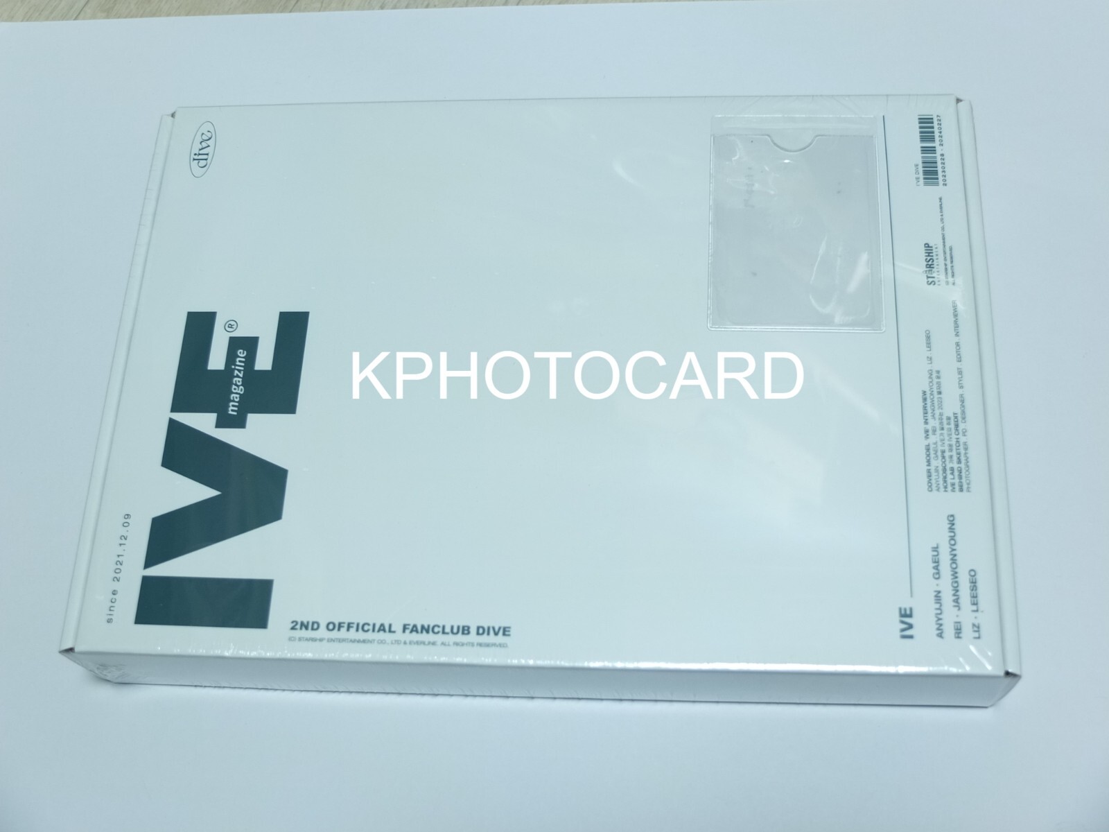 IVE 1ST 2ST OFFICIAL FANCLUB dive セット IVE 2nd Official Fanclub kit NEW DIVE 2nd membership KIT