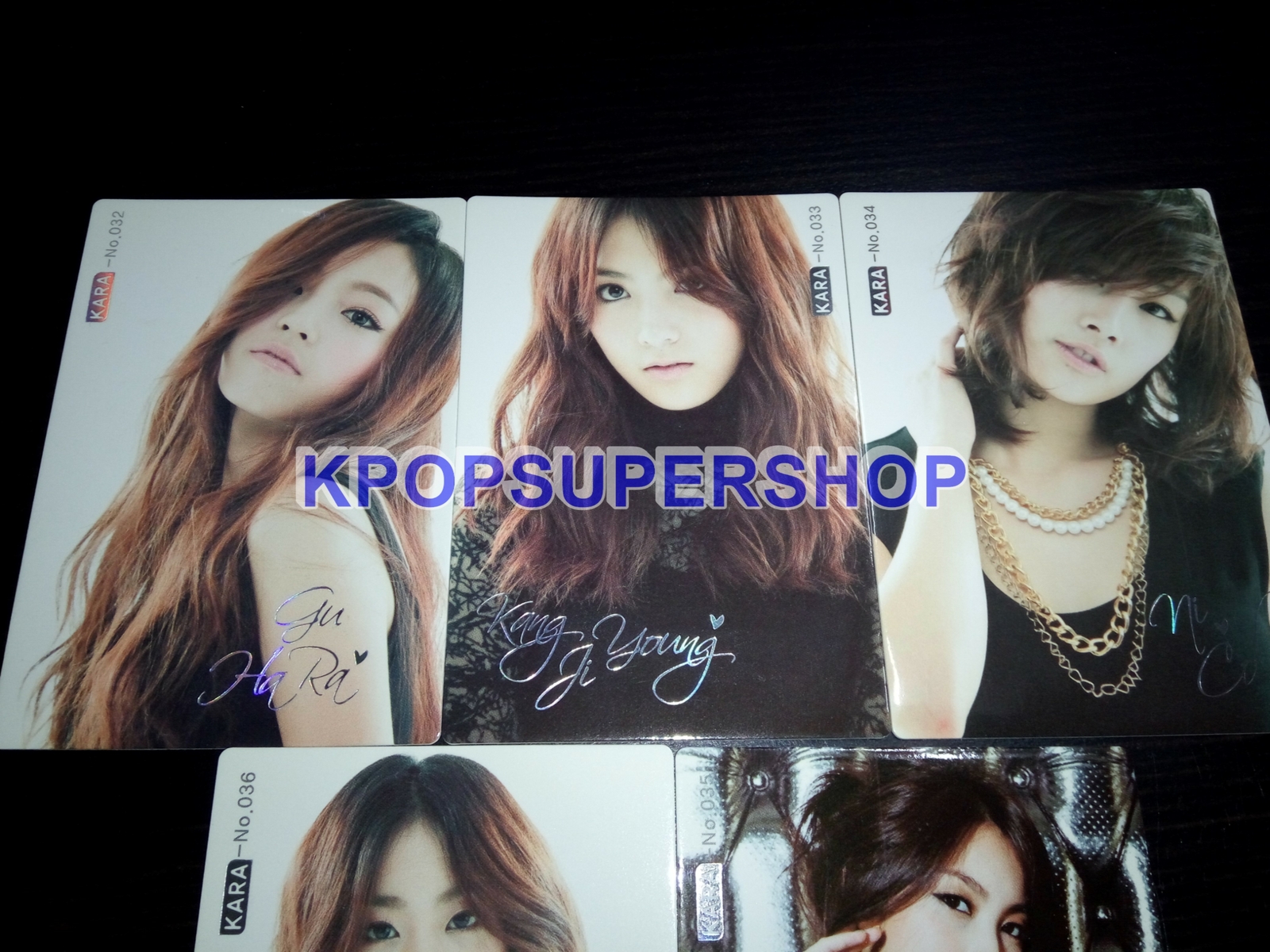 値下げ【KARA 】希少レアCDDVDセット フォトカードまとめ売りkpop韓国 Kara Lotte K*POP Photocards Set Great Condition 5 Cards K-POP KPOP