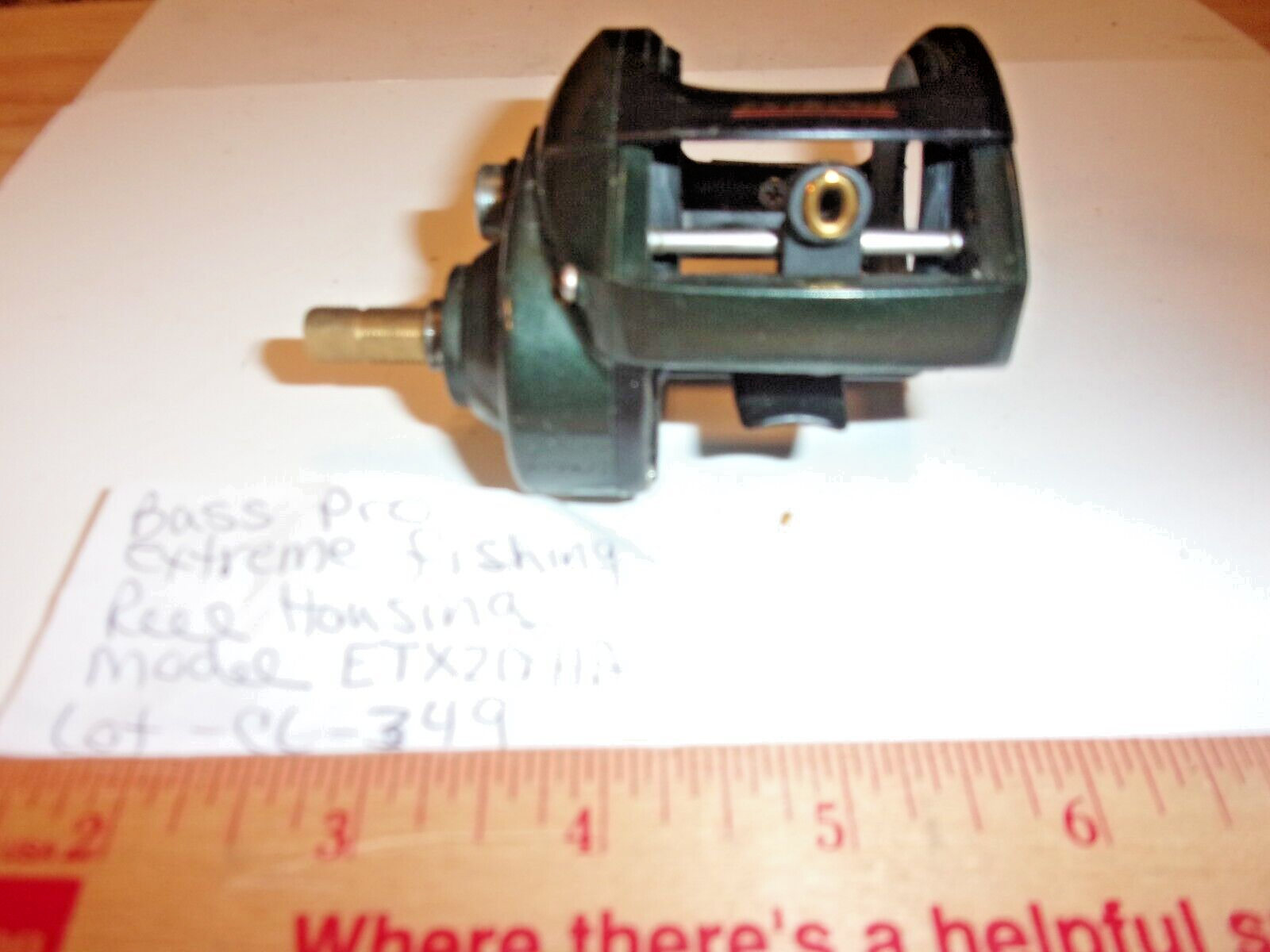 BASS PRO SHOP EXTREME REEL HOUSING FOR PARTS-MODEL#ETX20HA