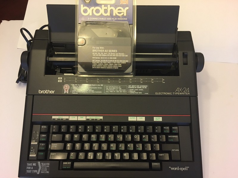 Brother Typewriter Photos Of Brother Ax 24 Year Then Serial Number Date