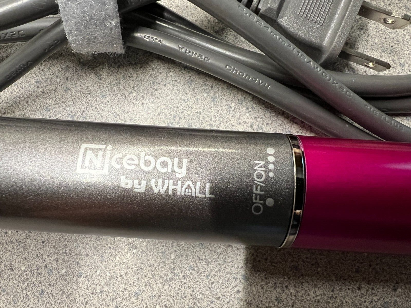 Hair Curling Iron Nicebay by Whall model dw-6010/A  NEW without BOX