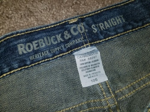 EUC Kids Boys Roebuck & Co. Straight Size 10S Jeans