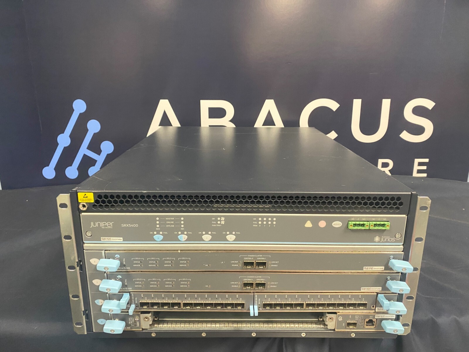 Juniper SRX5400-CHAS Chassis with 4 x SRX5600-PWR-2520-AC