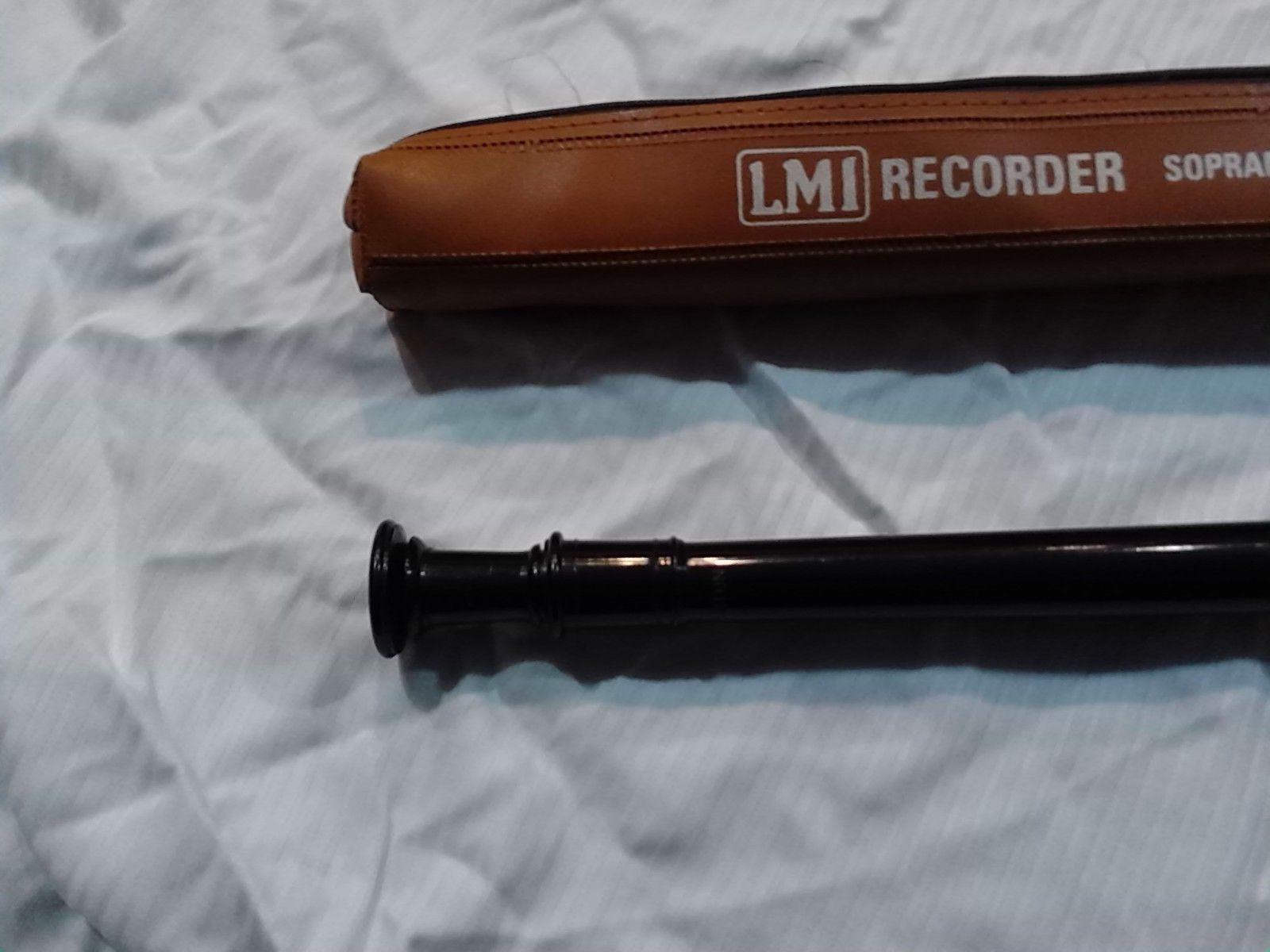 LMI Recorder Soprano 650502B - With Brown Case