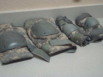 BIJAN/'S NEW US Military Surplus Army Desert Coyote Elbow Pads M Sz Medium