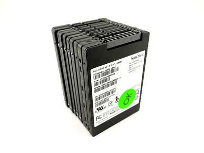LOT 10: Mixed Brand 256GB 2.5'' SATA SSD Solid State Drive