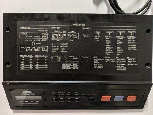 ‡ NICE and RARE! ‡ Yamaha QX5 8-Track MIDI Digital Sequencer Recorder Sampler