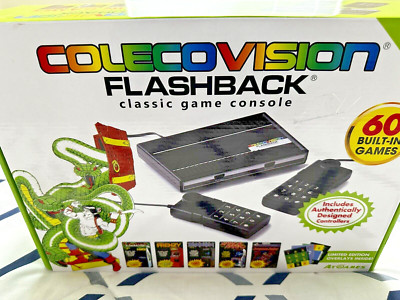 Colecovision Flashback Classic Console Collector's Edition With Overlays & Box