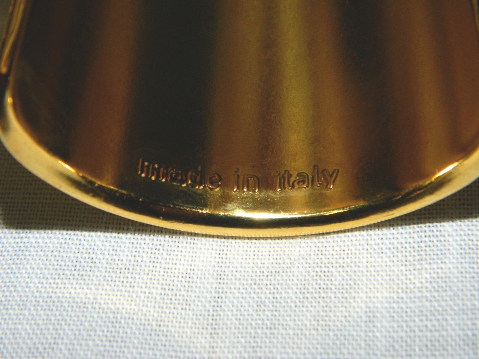 Le Grip 24K Gold Plated Champagne Wine Bottle Holder Server VTG Italy Brevettato