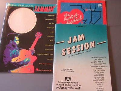 Jam Session Vol 34 Jamey Aebersold and Jammin' Jazz Guitar, Dixieland Songbooks