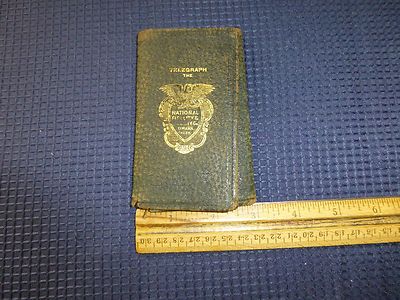 Vintage Tri Fold Wallet Advertising National Fidality Casualty Company Telegraph