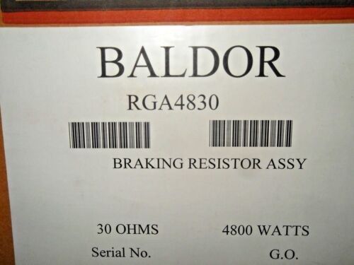 Baldor RGA4830 Braking Resistor Assembly