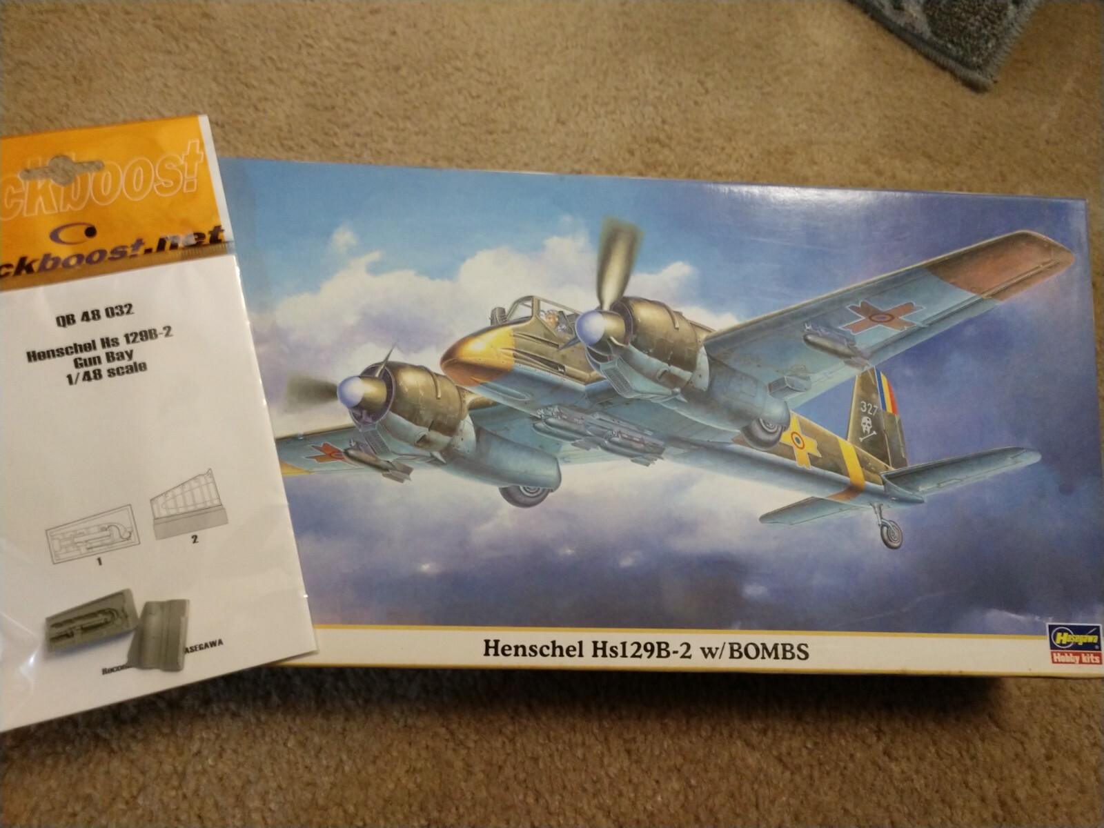 Hasegawa 1/48 Henschel Hs129B-2 w/bombs and Quickboost Gun BayのeBay公認海外通販|セカイモン Hasegawa 1/48 Henschel Hs129B-2 w/bombs and Quickboost Gun BayのeBay公認海外通販|セカイモン