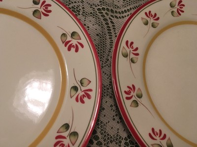 Two Royal Doulton Chanticlair Salad Plates