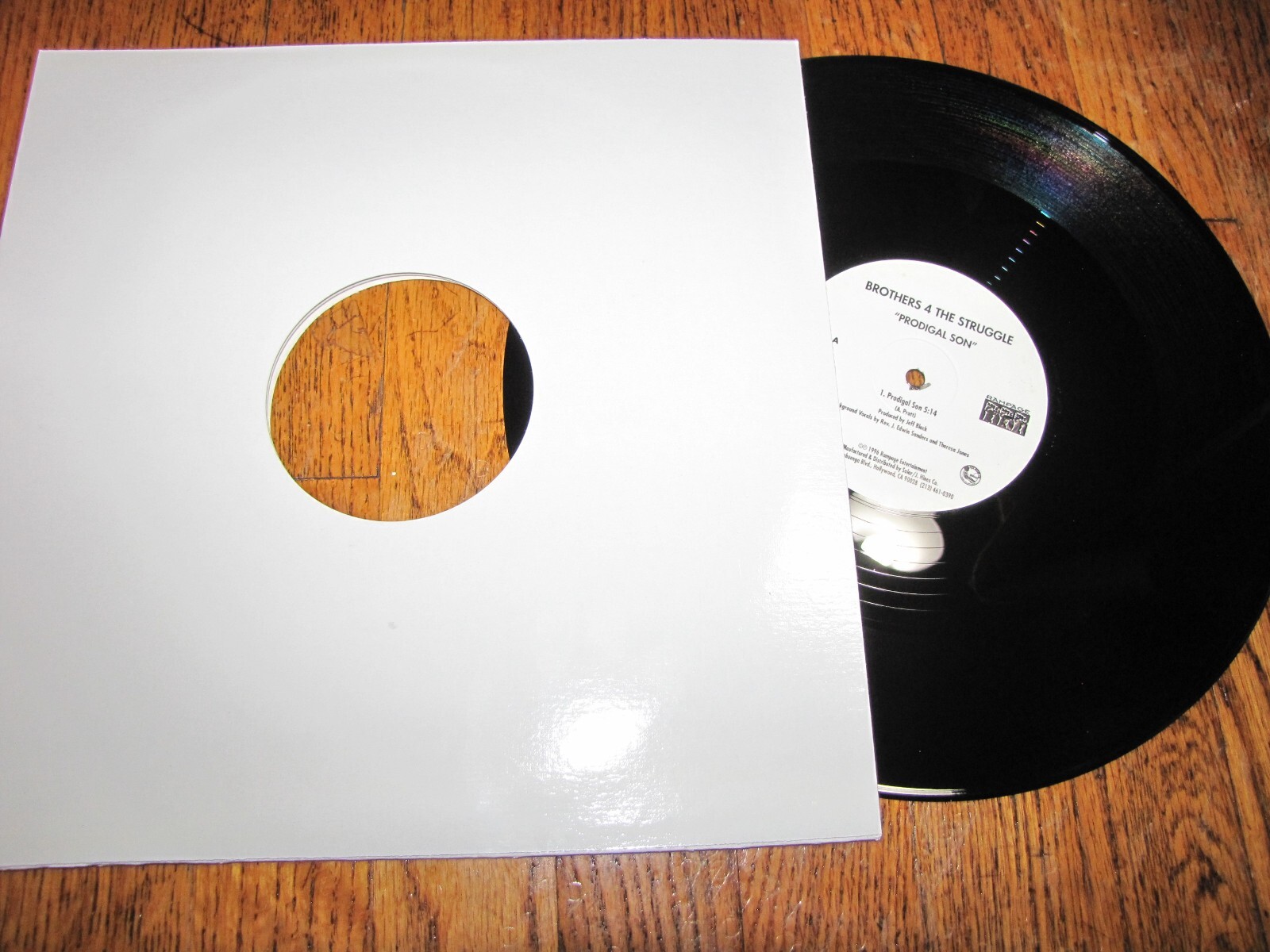 BROTHERS 4 THE STRUGGLE - PRODIGAL SON b/w NO HARD FEELINGS