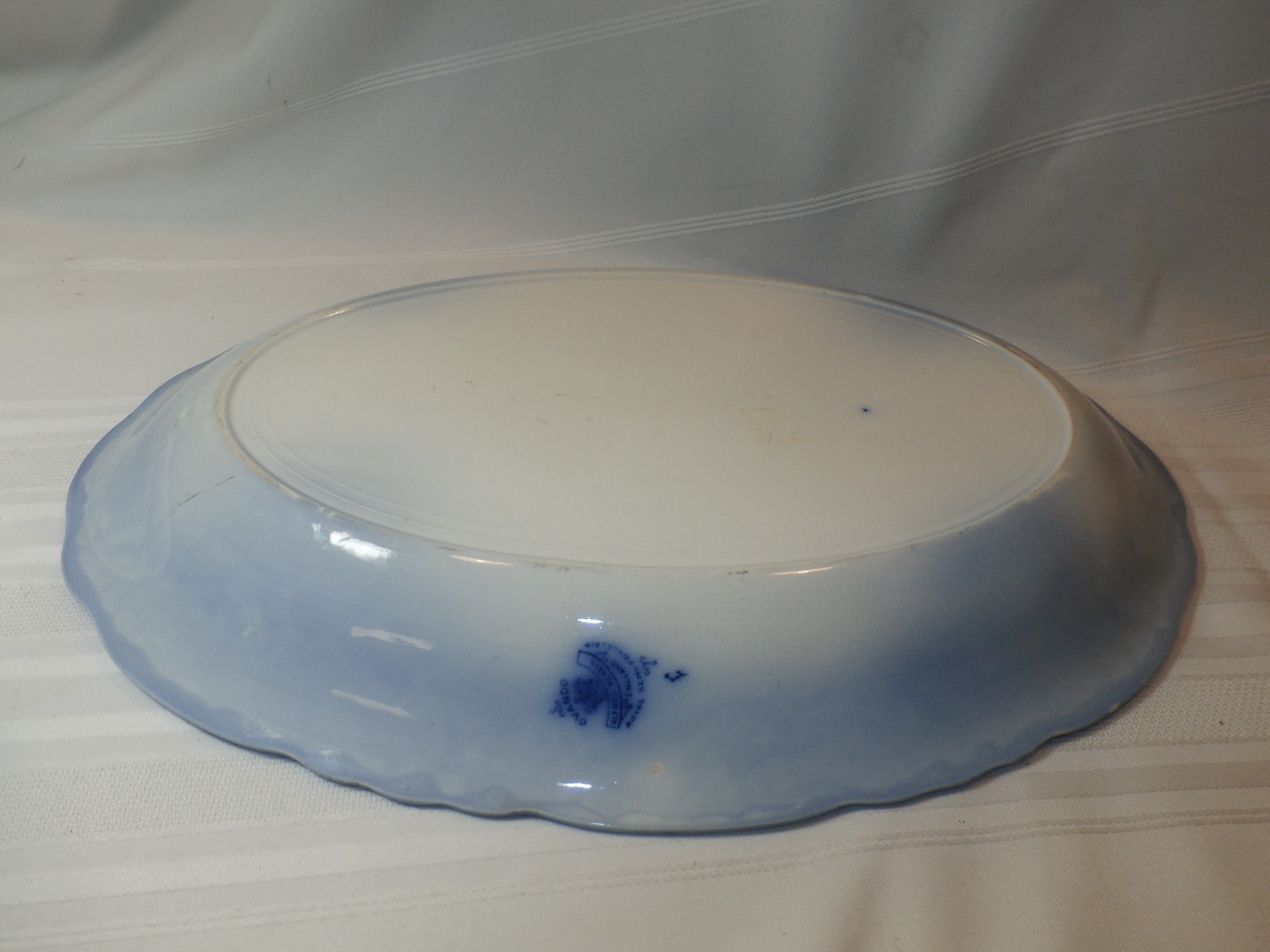 Antique Alfred Meakin Flow Blue Ovando Royal Semi Porcelain 16