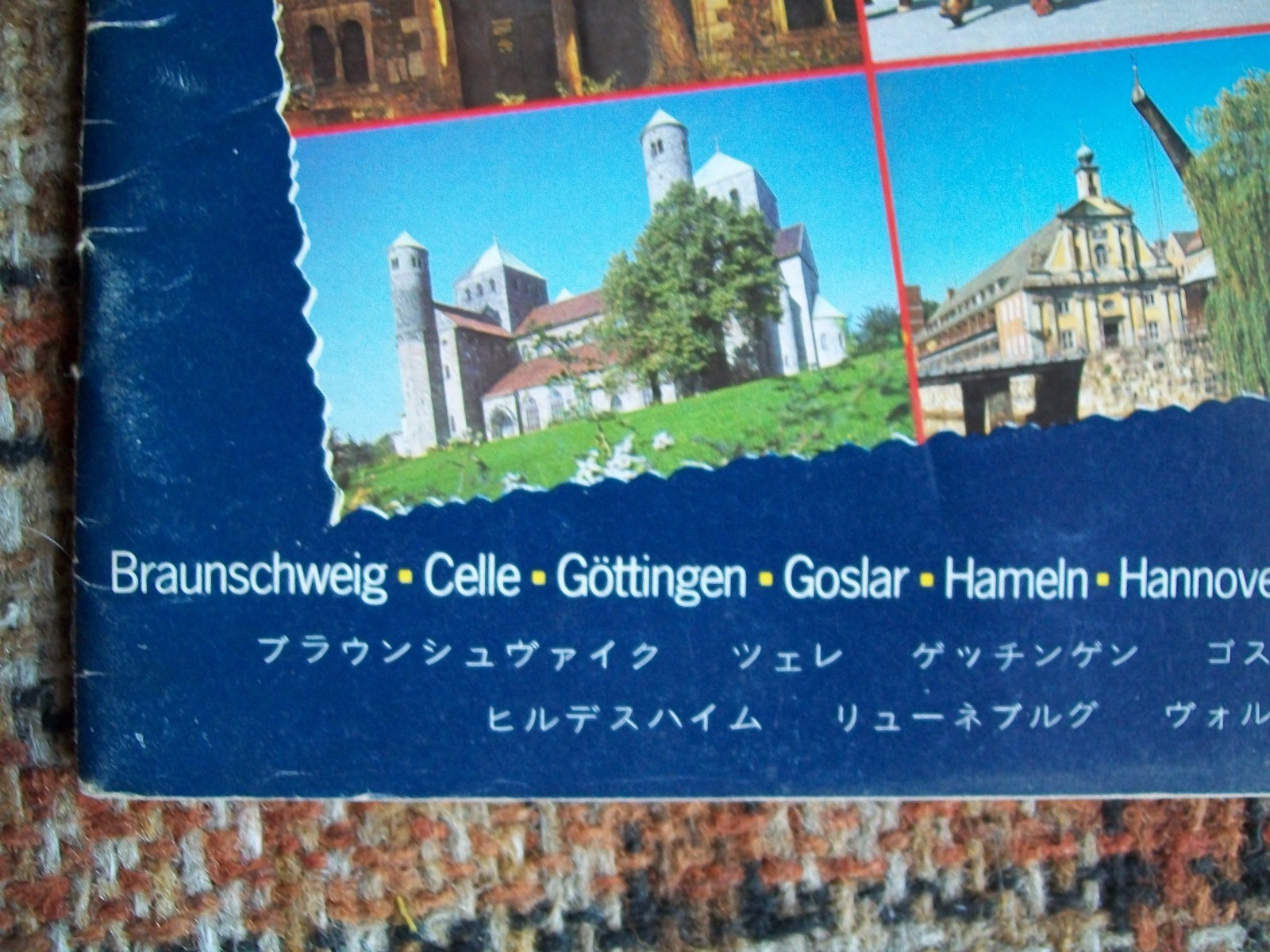 German Brochure w Asian Lang. The Wonderful Nine, Historic Cities in Northern Ge
