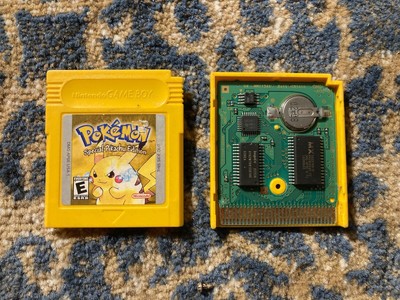 Pokemon Yellow Pikachu - Nintendo Game Boy Authentic Saves Tested Working