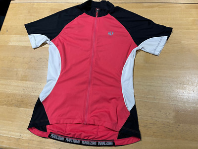 PEARL IZUMI Elite Corel Black White Zip Short Sleeve Cycling Jersey  Women's XS