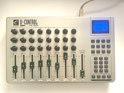 M-Audio EVOLUTION UC 33 UC33e MIDI USB CONTROLLER with sheats