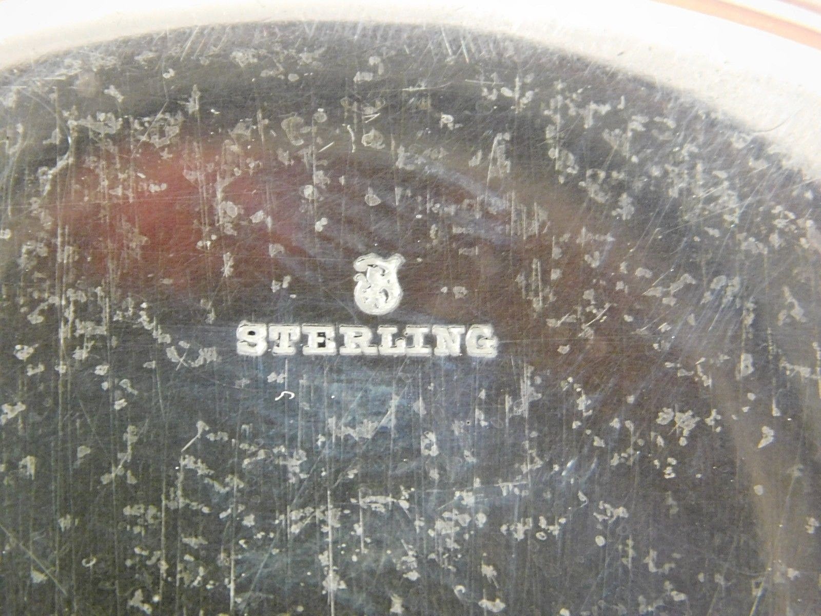 LOT of 6 VINTAGE TOWLE STERLING SILVER DESSERT PLATES #5422