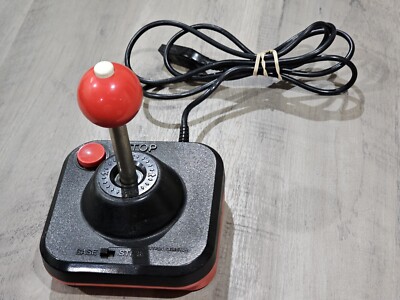 Vintage WICO Command Control Joystick Controller Atari 2600 C64 Ball Top TESTED