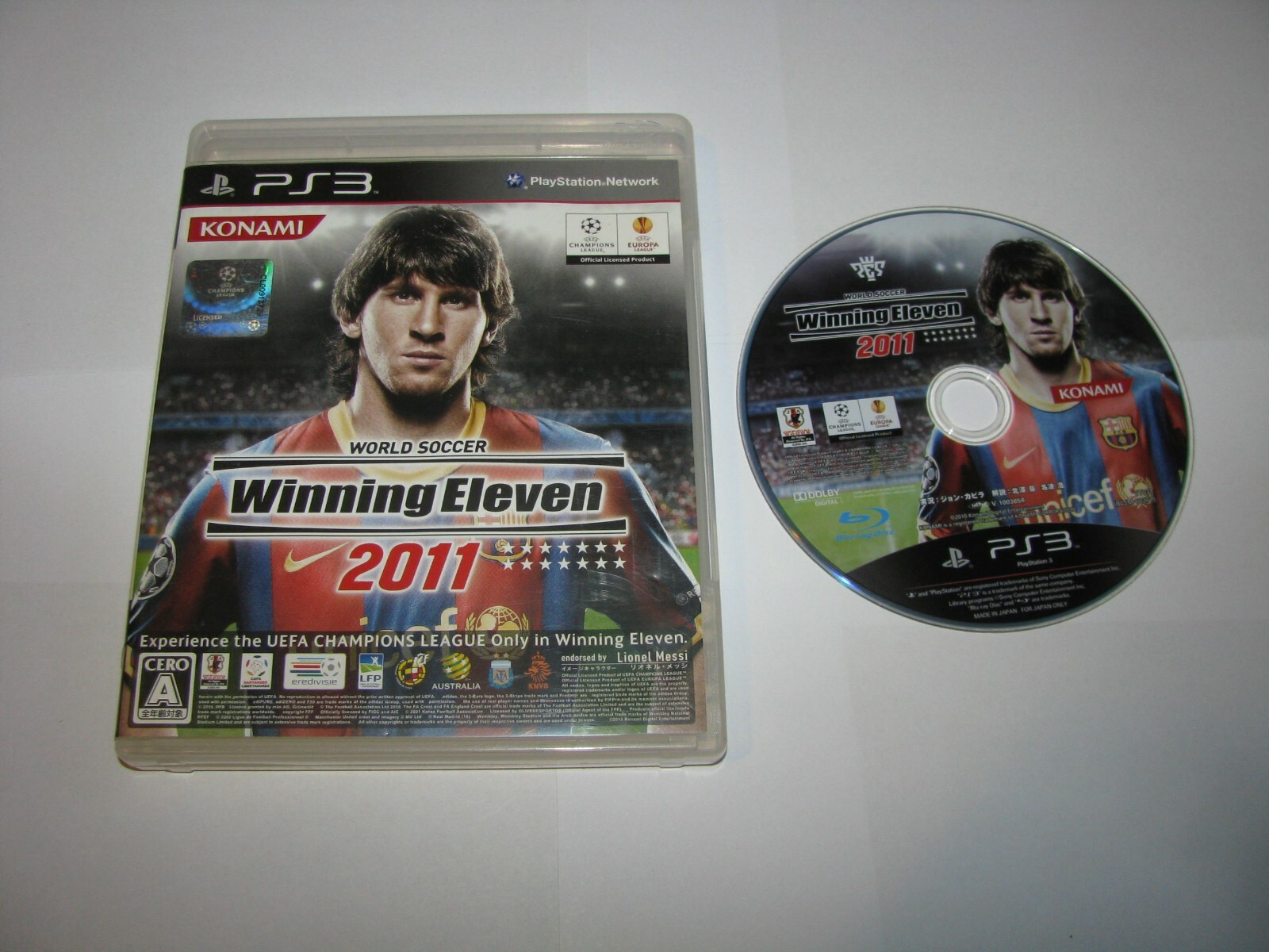 PlayStation3 - PlayStation3とWinningEleven2011 World Soccer Winning Eleven 2011 Playstation 3 PS3 Japan no